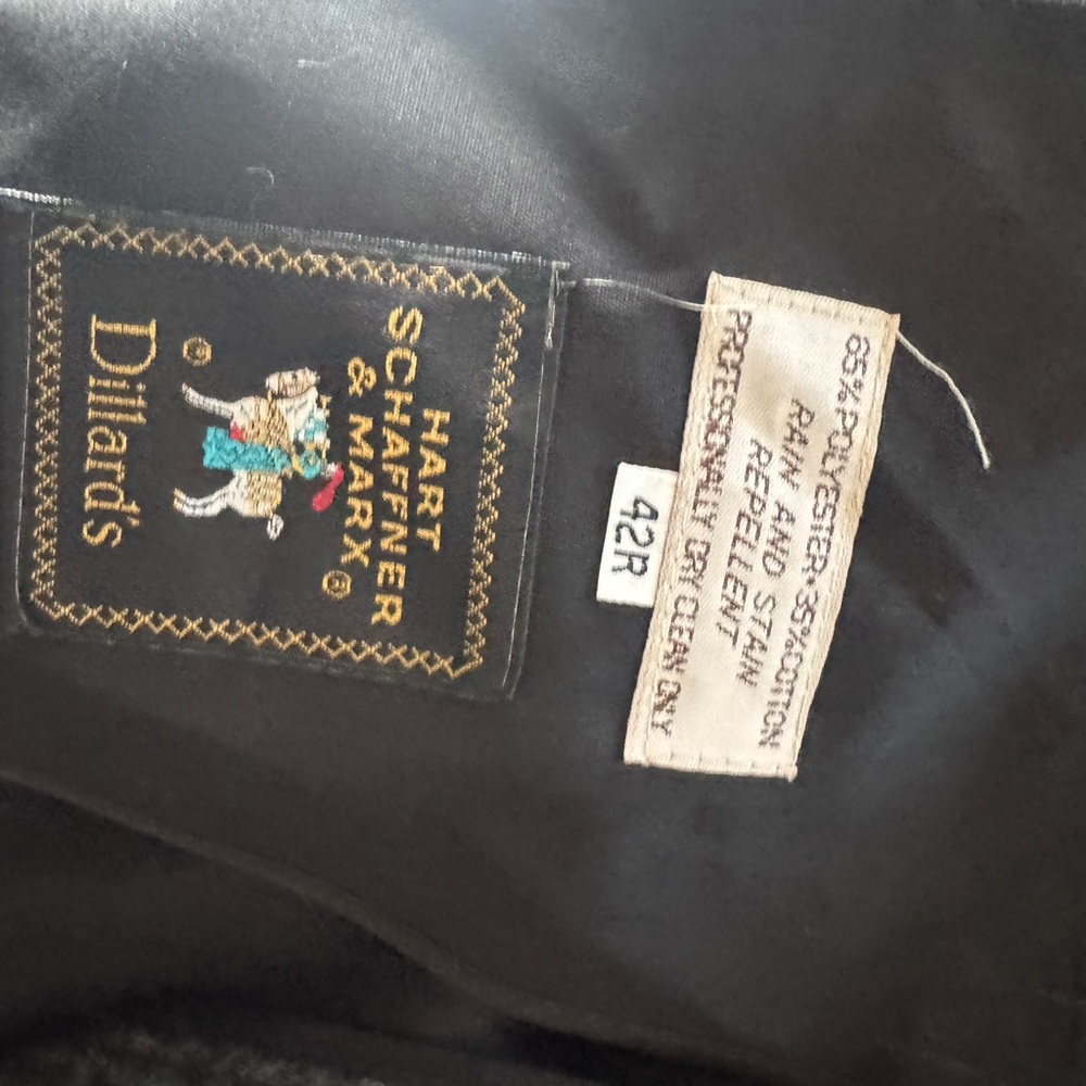 Hart Schaffner & Marx Black Blazer